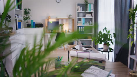 empty office space without employees