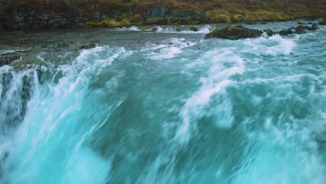 scenic midfoss waterfalls iceland