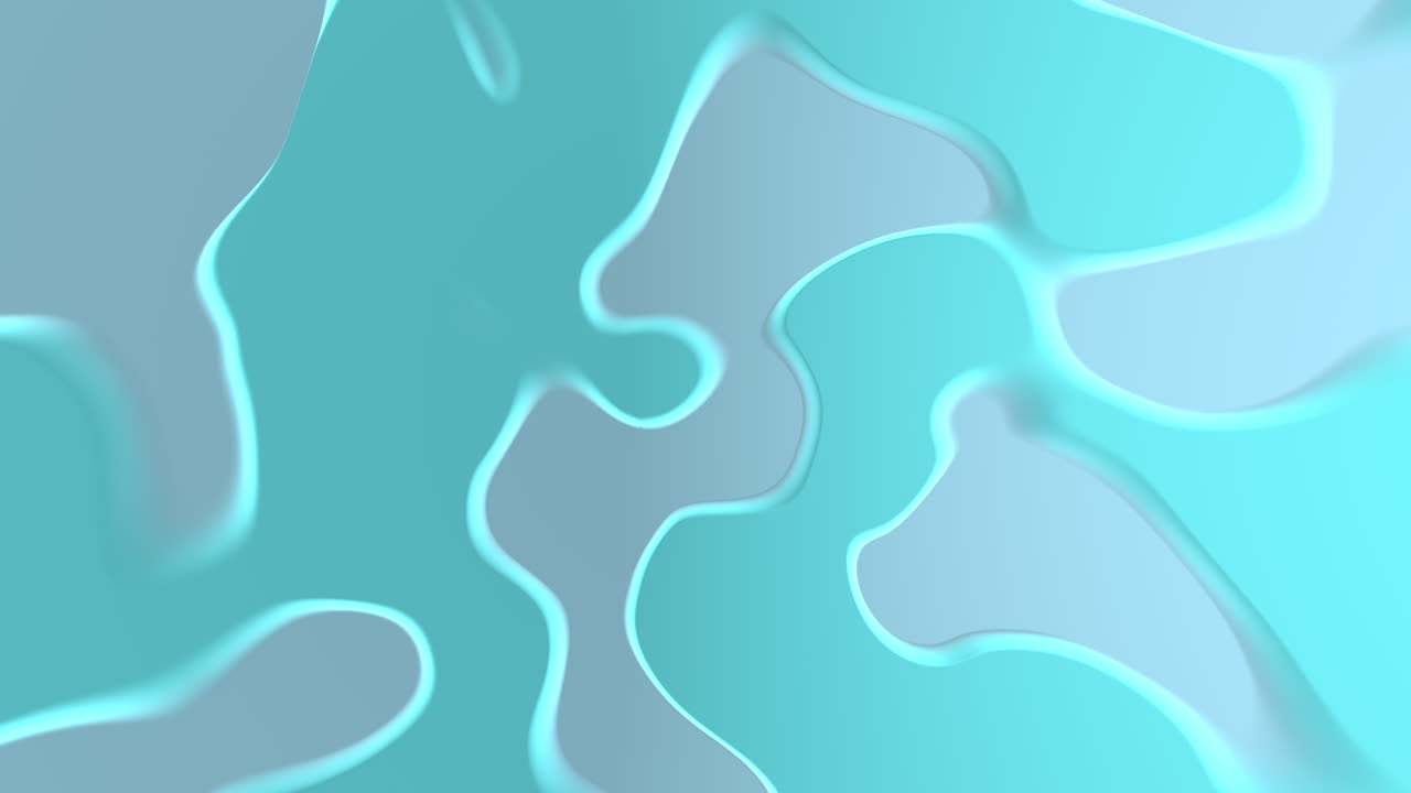 Blue and white abstract design with water droplets 3d digital art