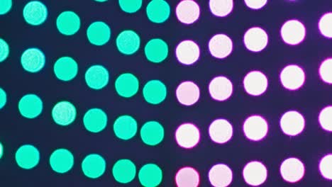 view of decorative flashing lights multicolored blurred circles background