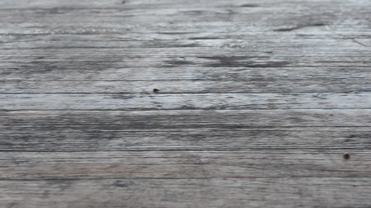 Timber floor. Floor from boards