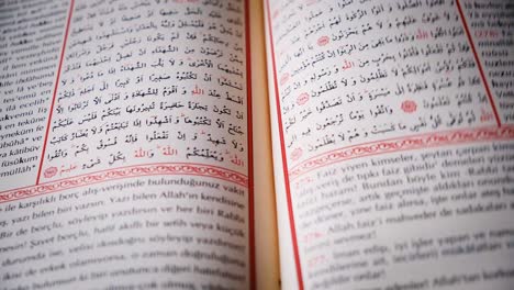The Quran, the guiding holy book of the Islamic world and Muslims