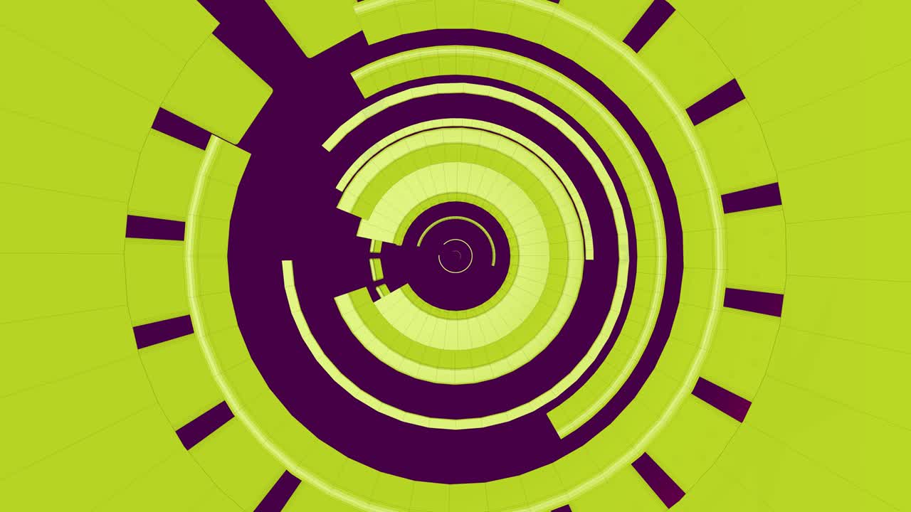 미래주의적인 나선형으로 패턴을 만니다.