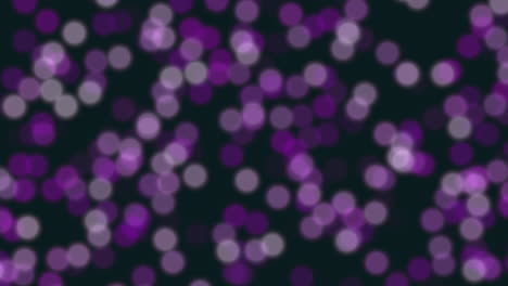 vuela brillos coloridos con efecto brillante en el espacio oscuro