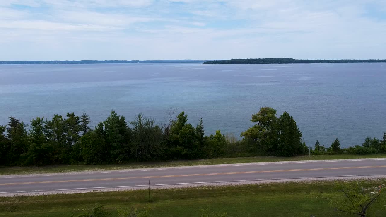 costa de grand traverse bay en michigan