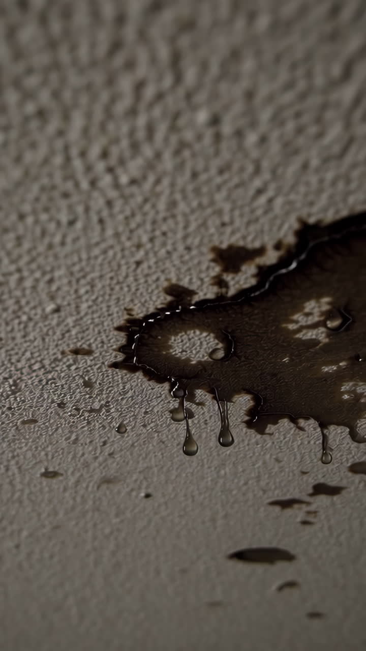 Oil Spill on a Textured Surface