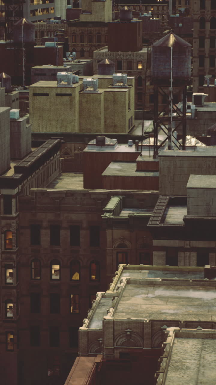 Vibrant cityscape at night revealing urban architecture and lively streets