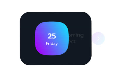 upcoming project on friday