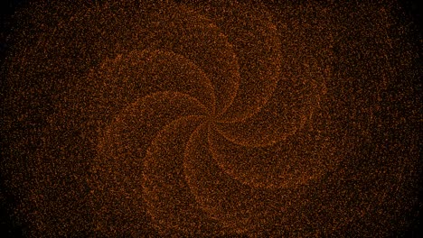 patrón de forma de punto de color naranja animación gráficos de movimiento