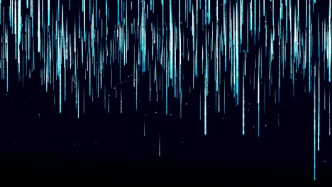 firma digital animada de fondo azul oscuro con partículas como lluvia ondas de luz sombras azules en toda la zona y áreas con profunda claridad.