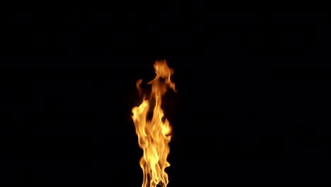 fuente turbulenta de fuego medio