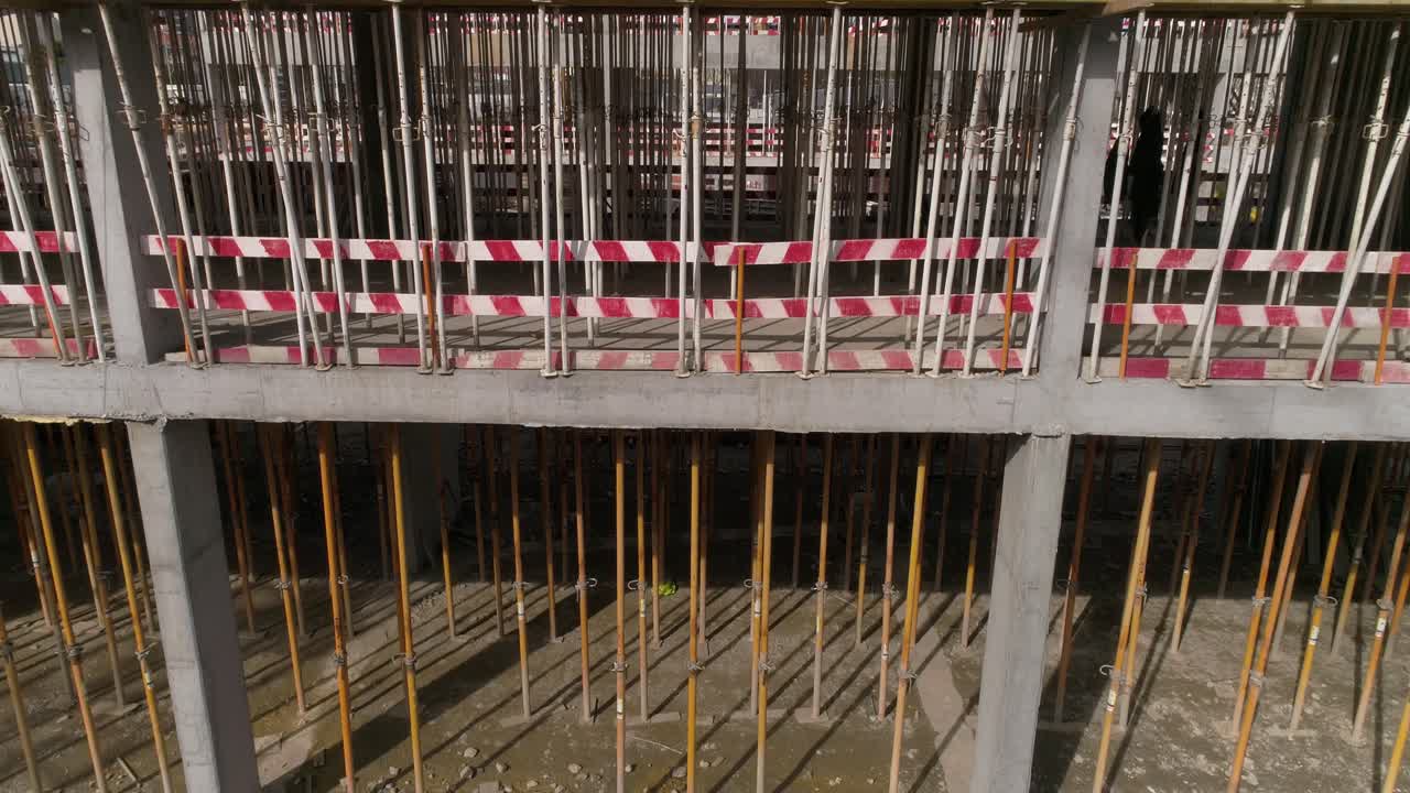 vista aérea de la construcción de edificios modernos