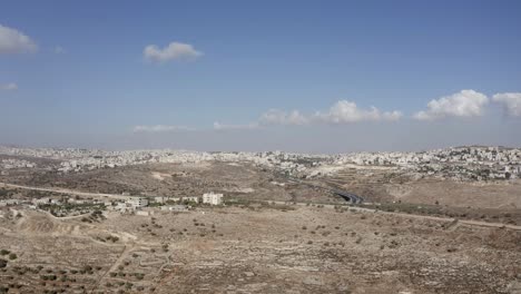 vecindario palestino de beit hanina, jerusalén vista aérea