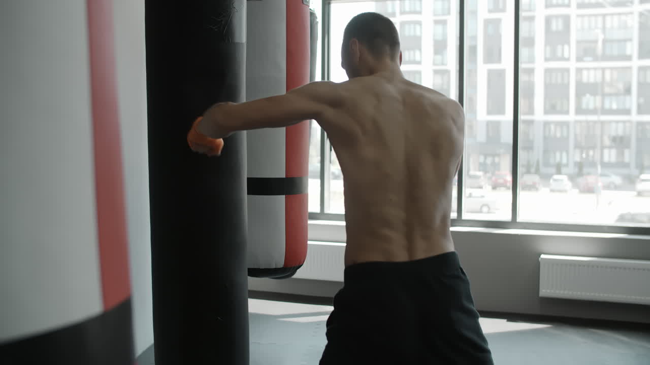 Men Boxing Training Session