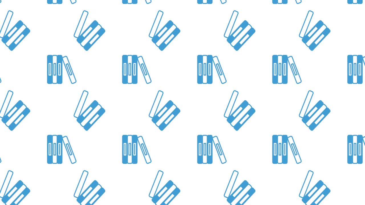 학교 아이템 아이콘의 애니메이션이  ⁇  배경에 움직입니다.