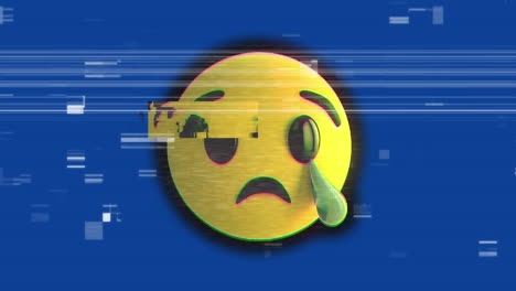el emoticono llorando
