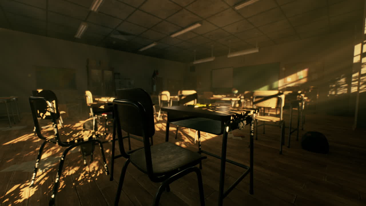 Aula de escuela vacía