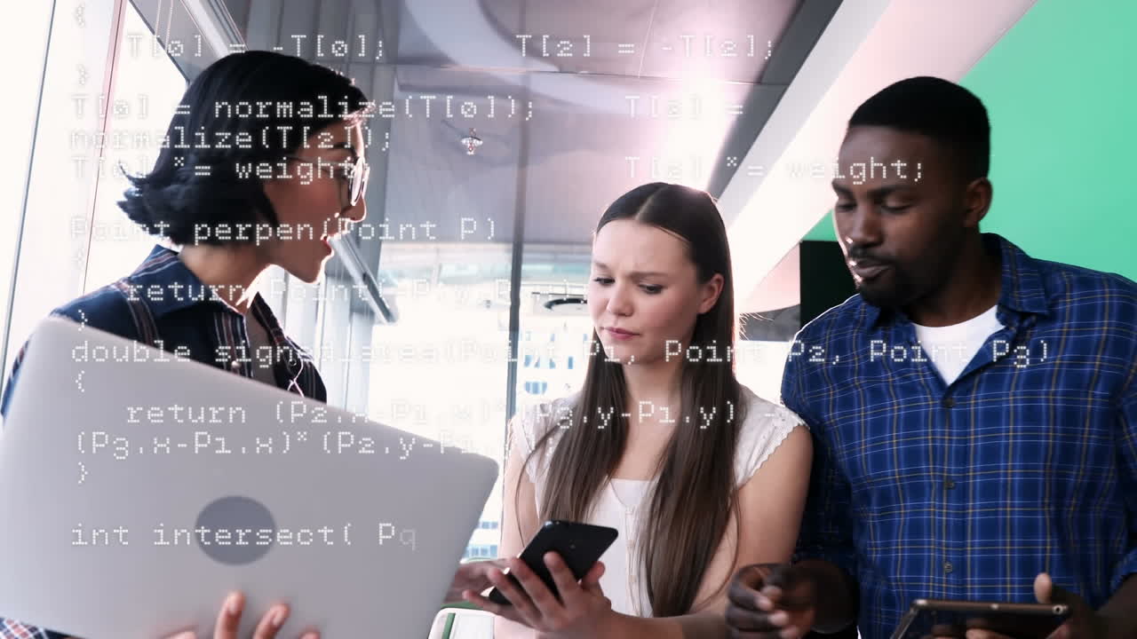 Data processing against office colleagues using electronic devices