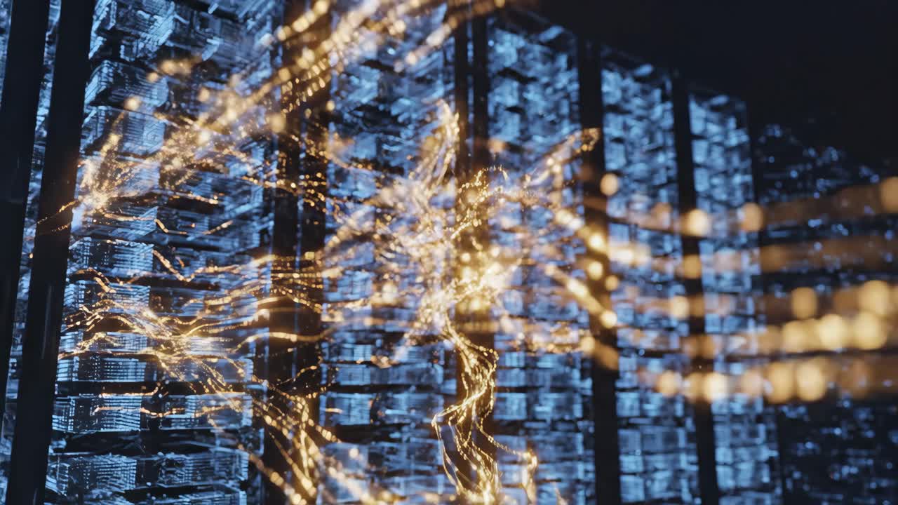 Abstract Visualization of a Data Center