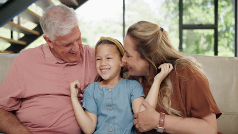 grandparents and granddaughter