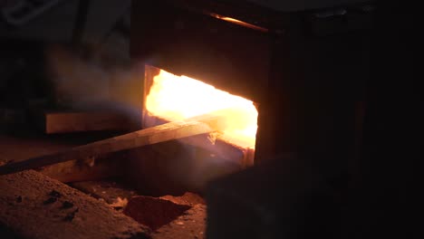 blacksmith metal forging in 4k