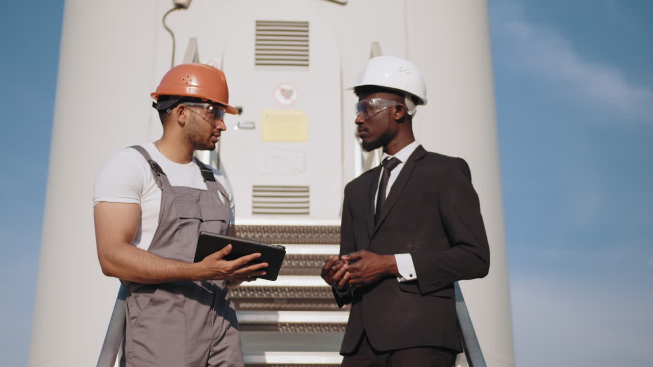 Wind Turbine Maintenance Meeting