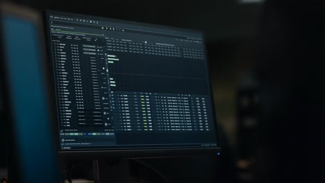 a computer monitor displaying a software interface