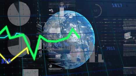 Animación-Del-Procesamiento-De-Datos-Financieros-En-Todo-El-Mundo.