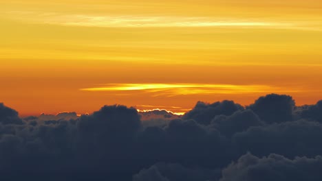 sunrise/sunset through clouds