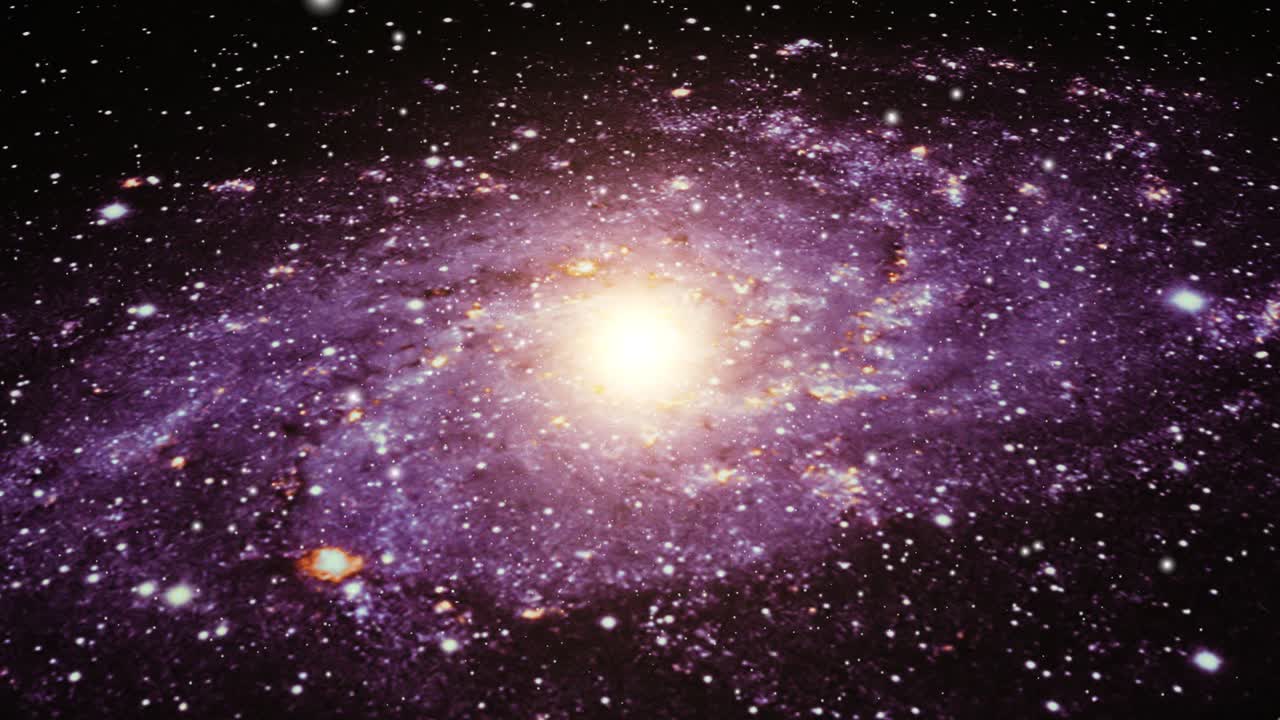 una galaxia misteriosa en el universo