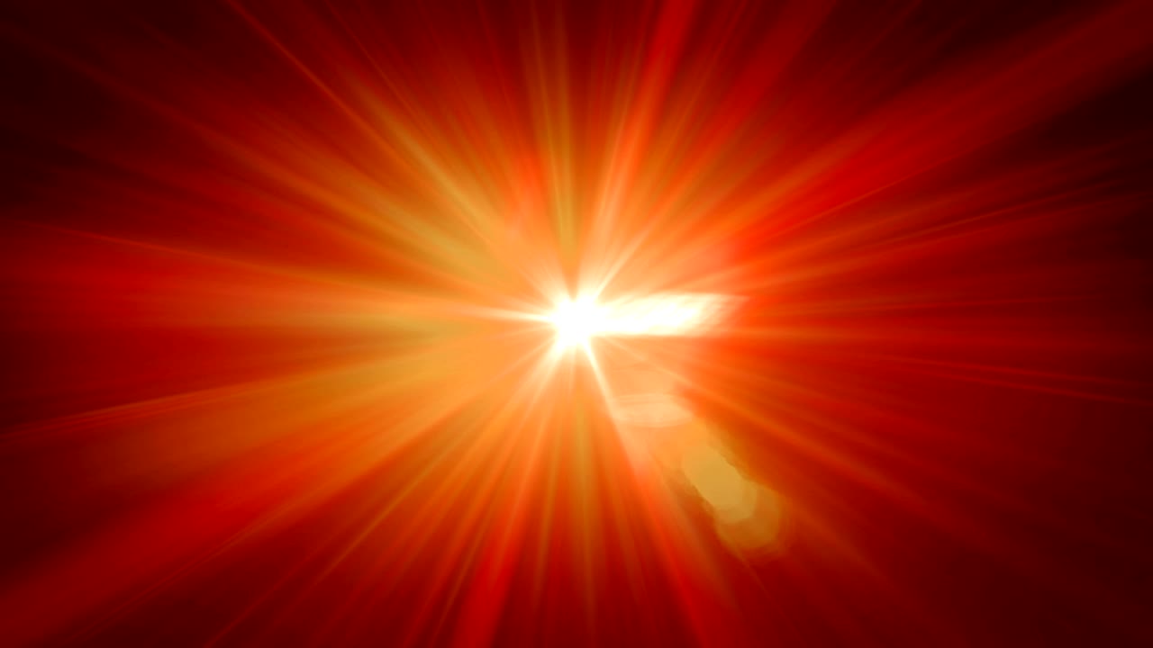 rayos de luz animación sin fin