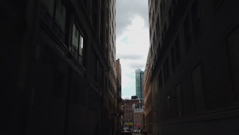 an empty alley located just a couple of blocks from chinatown in boston