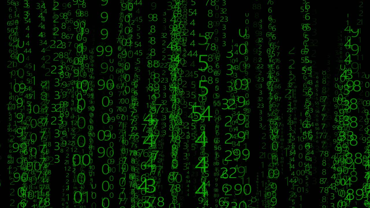 Futuristic green matrix code explosion effect with digital glitch and cyber data flow, AI, hacking, security, blockchain and sci-fi tech visuals.