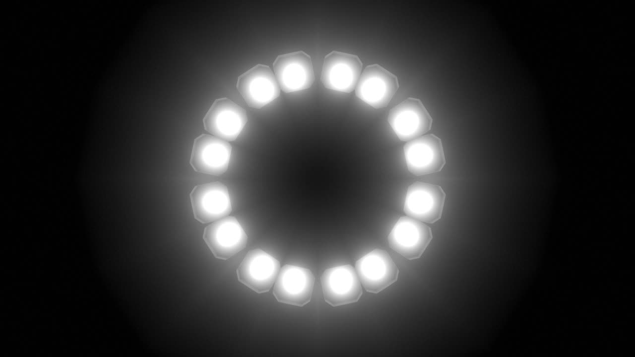 Abstract Kaleidoscope Light Pattern