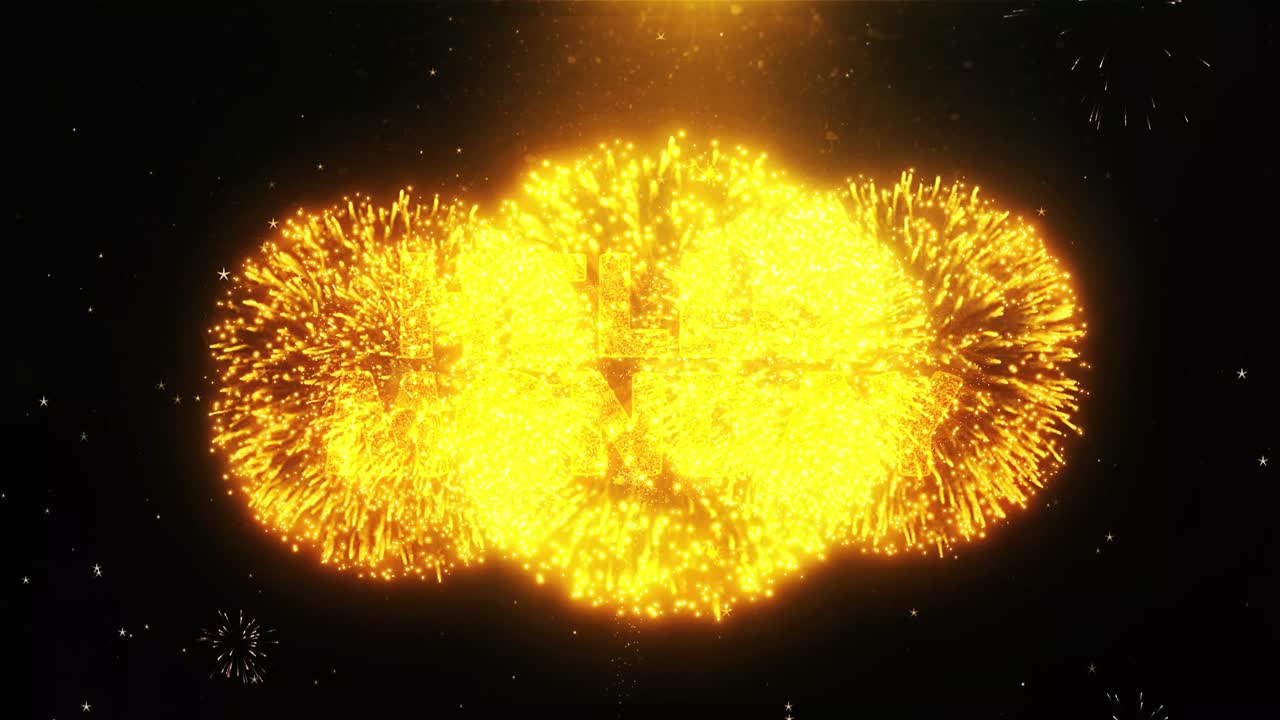 Hello Monday Fireworks Greeting