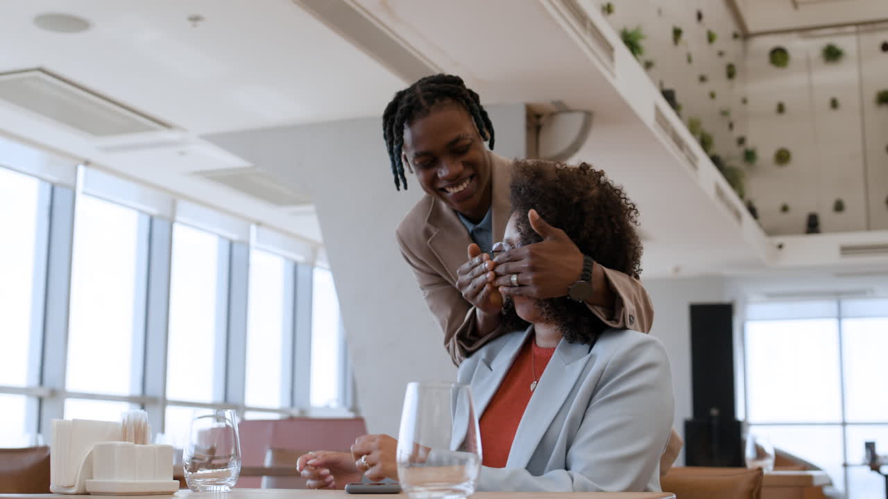 Couple Enjoying a Lunch Date
