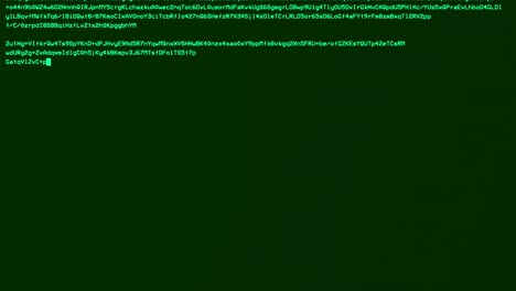 green binary code hacking into system file corruption data loss programming commands on screen
