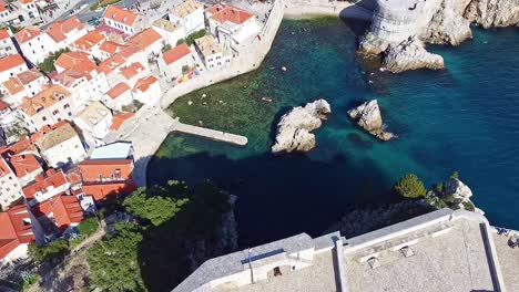 birdseye view, kings landing location, game of thrones, oceanside fortress