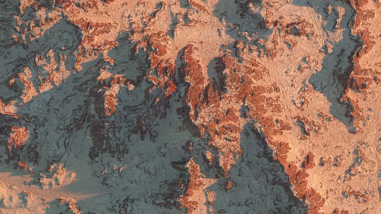 arte digital del paisaje de la cordillera