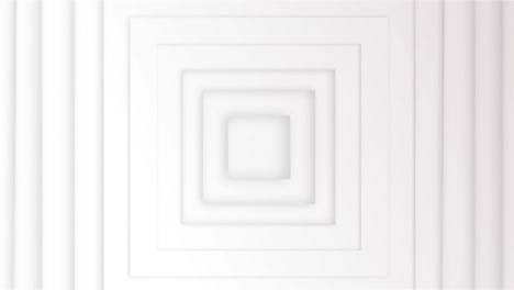 animación de cuadrados blancos que se mueven sobre un fondo beige.