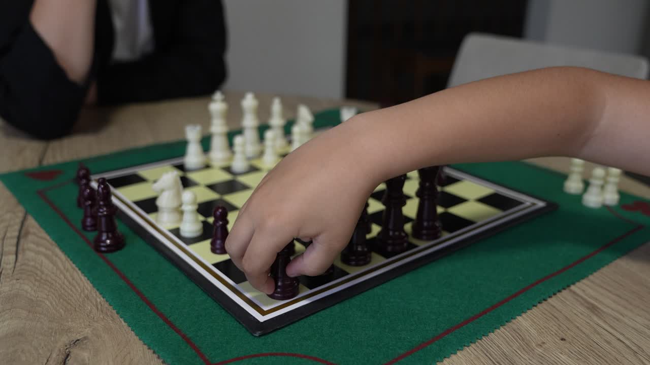 Partita di scacchi in corso