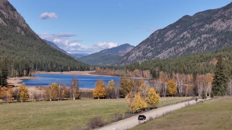 autumn retreat: dunn lake rd's mctaggart lakes embrace the season