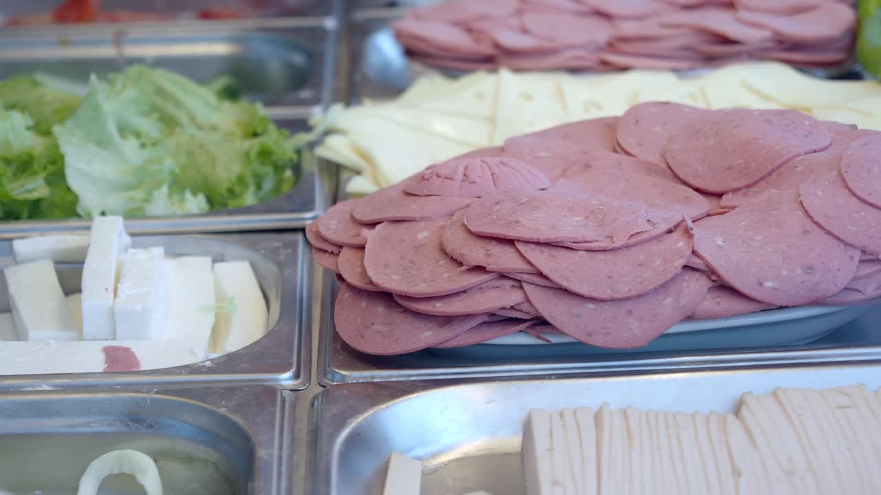 Deli sandwich ingredients