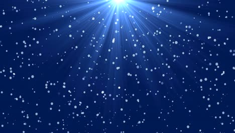 snowing