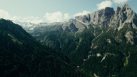 alpine mountain valley scenery