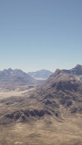 mountain range in a desert landscape