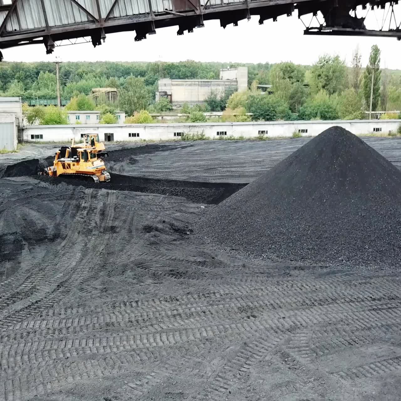 tractor de arrastre de carbón