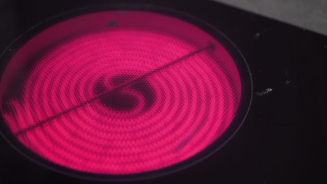 cubiertas de estufas eléctricas calientes