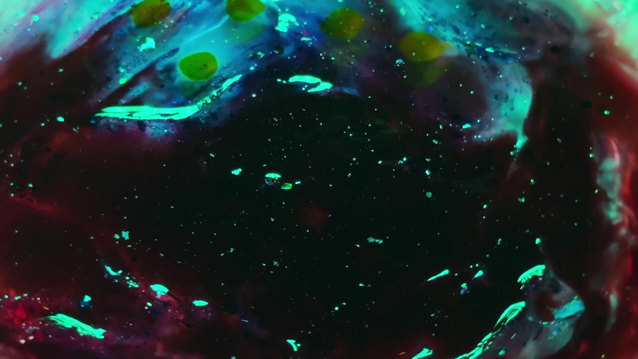Liquidi astratti vorticosi con scintille