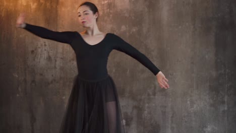 ballet dancer in black